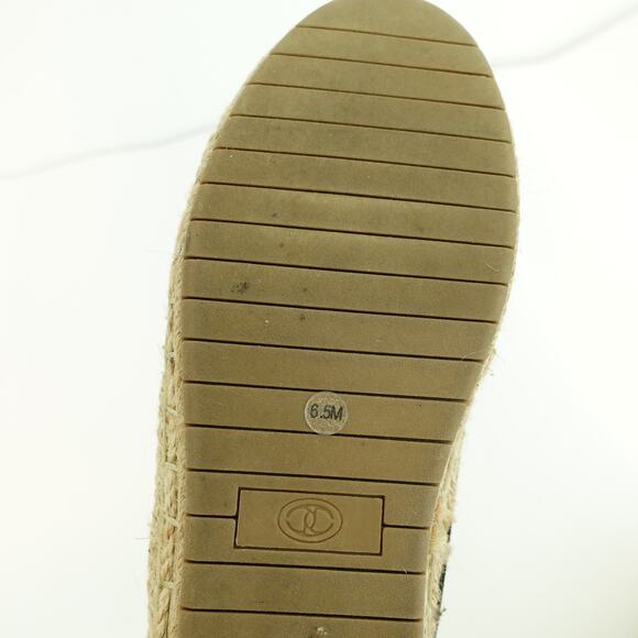 Charter Club Womens Jonii Espadrille Platform Flats Round Toe Black Size 6.5M - Picture 8 of 8